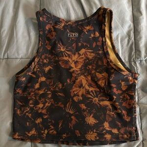 Fleo Multicolored Crop Top Tank, stretchy!